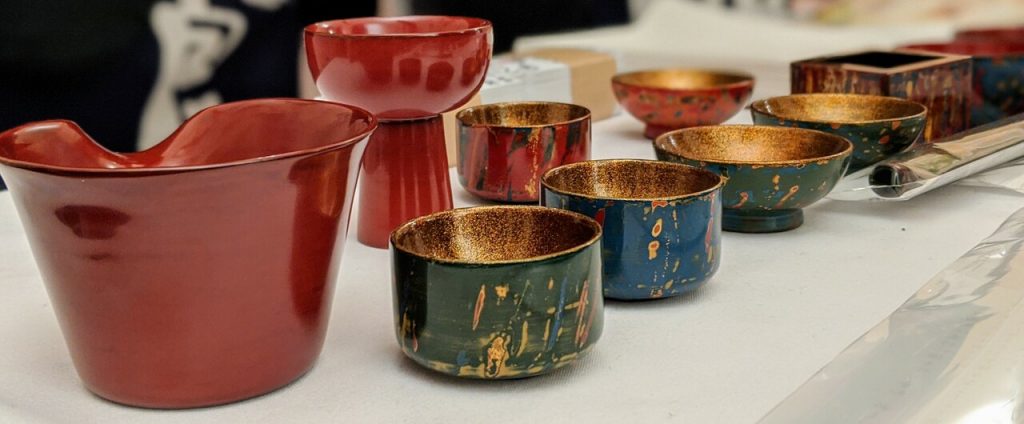 Beautiful sakeware from Miyagi prefecture